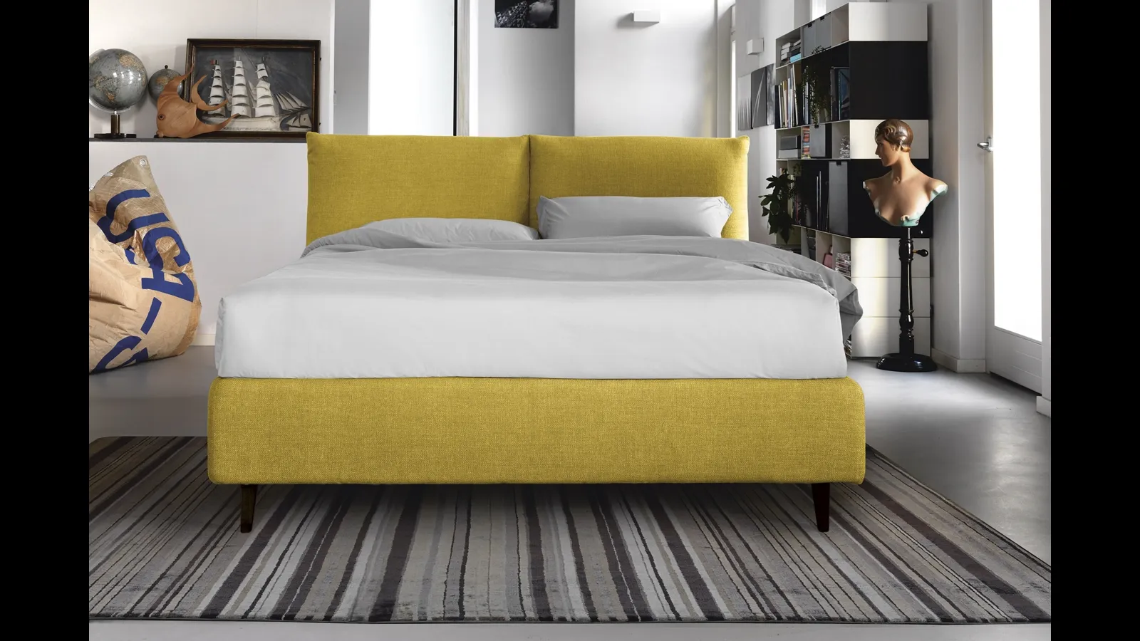 Letto con testiera London di Noctis