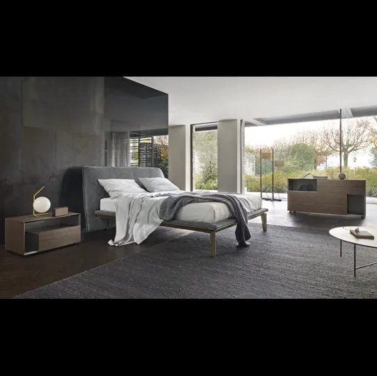 Letto con testiera Peplo di Sangiacomo