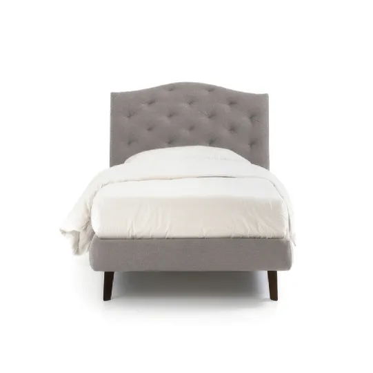Letto singolo Lyle Capitonné di Noctis