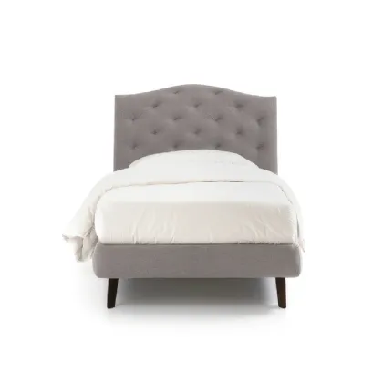 Letto singolo Lyle Capitonné di Noctis