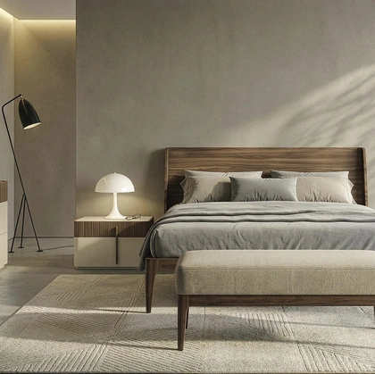 Letto con testiera Talitha di Fasolin