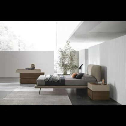 Letto matrimoniale con testiera Luna di Tomasella