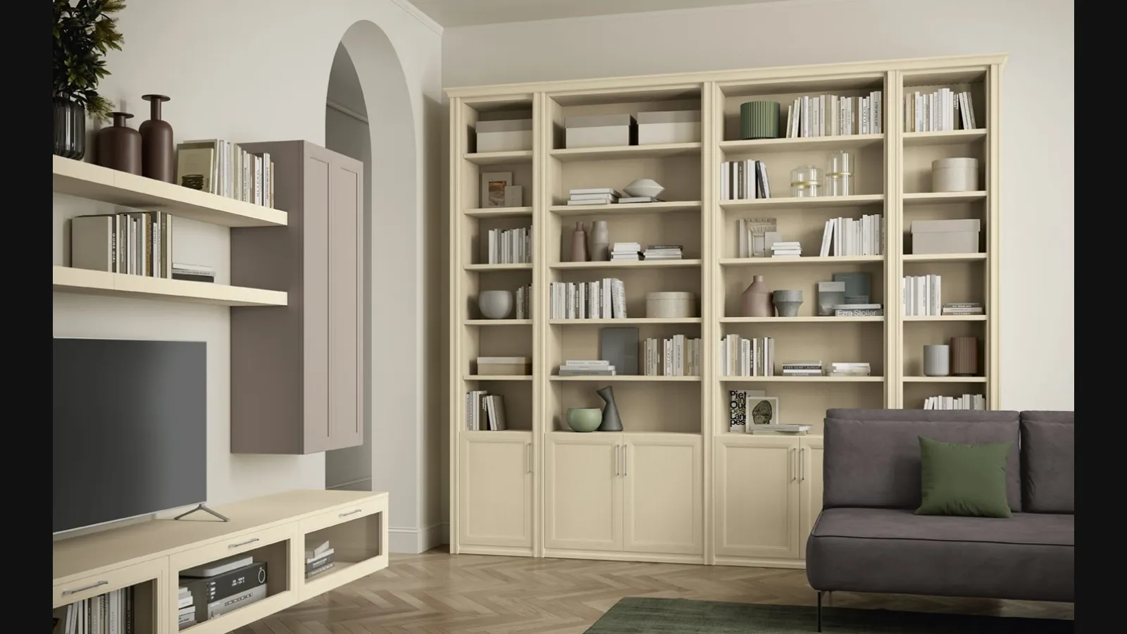 Libreria Arcadia L004 di Colombini Casa