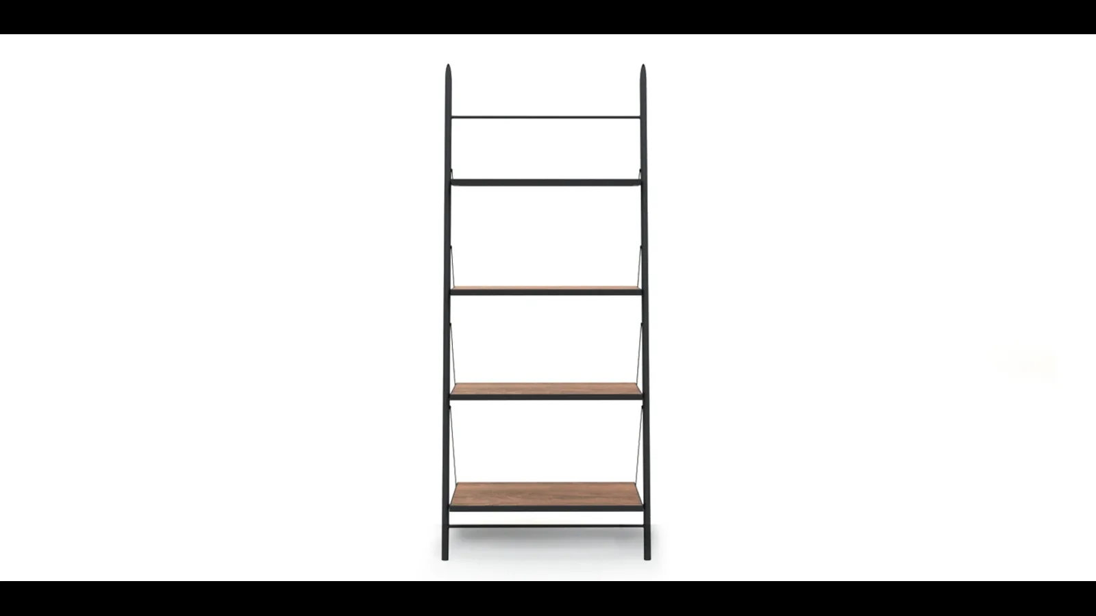 Libreria Easy in ferro con ripiani in legno di Devina Nais