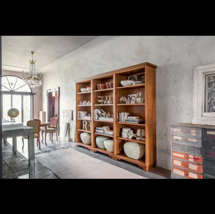 Libreria classica a muro in legno Gloria di Tonin Casa