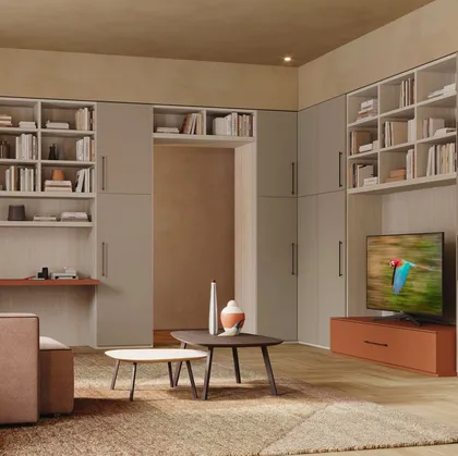 Libreria a muro LV722 di Giessegi