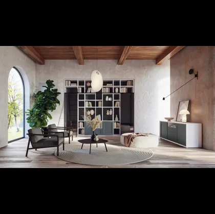 Libreria  a muro LV726 Giessegi