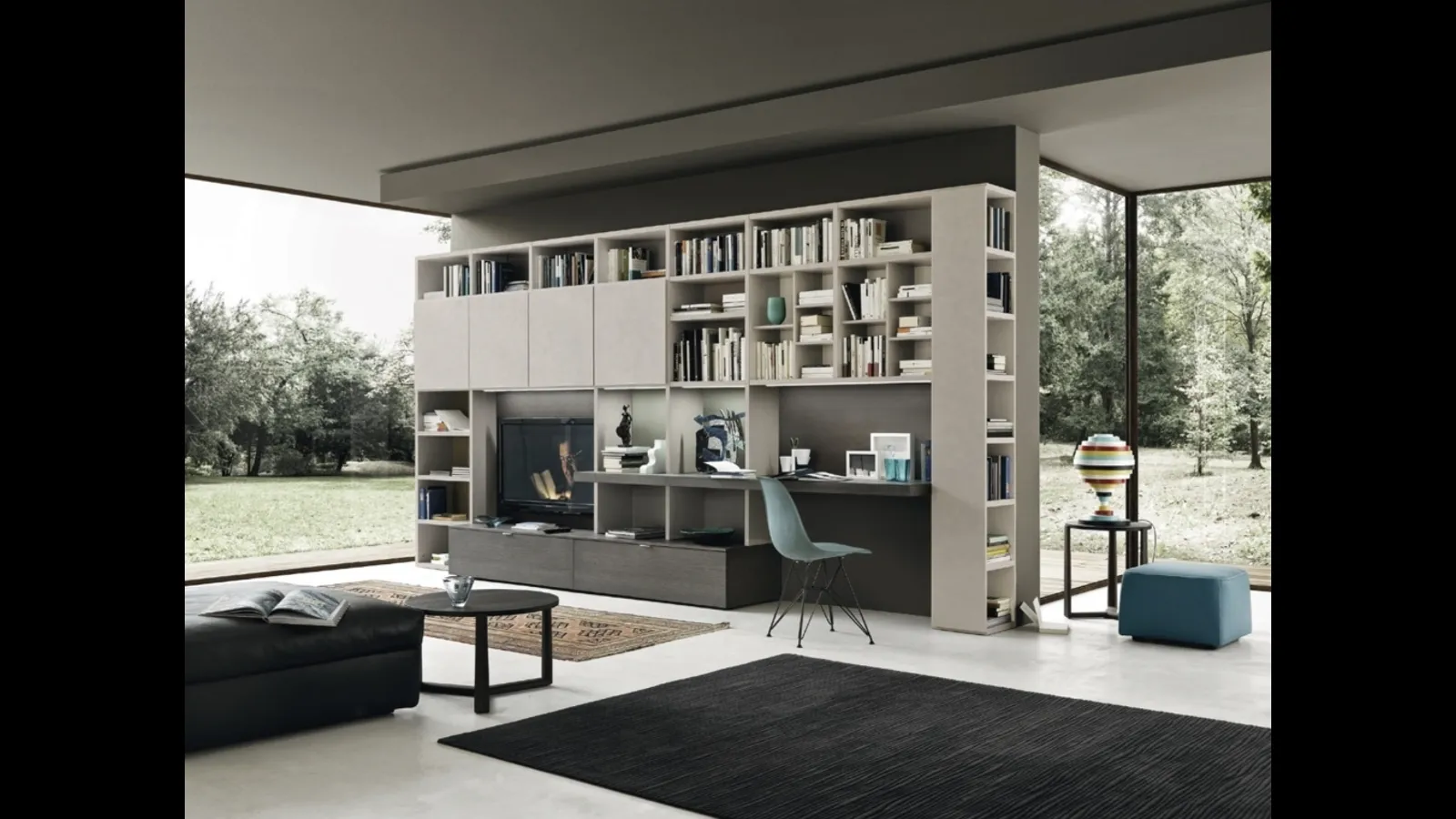 Libreria Modo Comp M6C96 di Sangiacomo