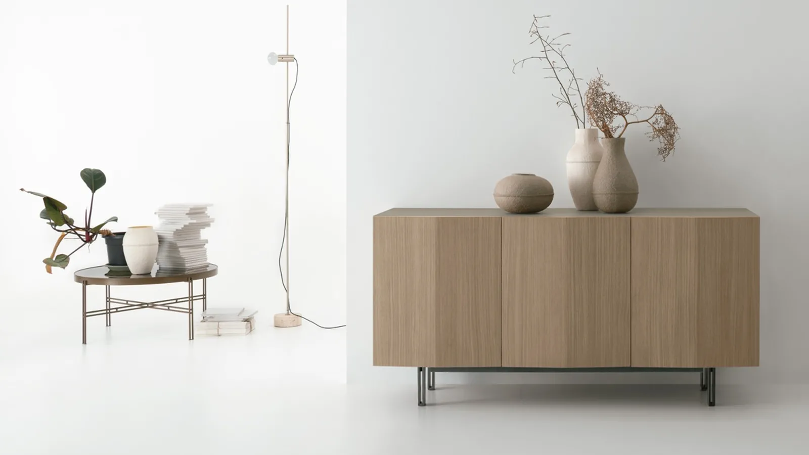 Madia Demetra 180 in laminato effetto legno di Target Point