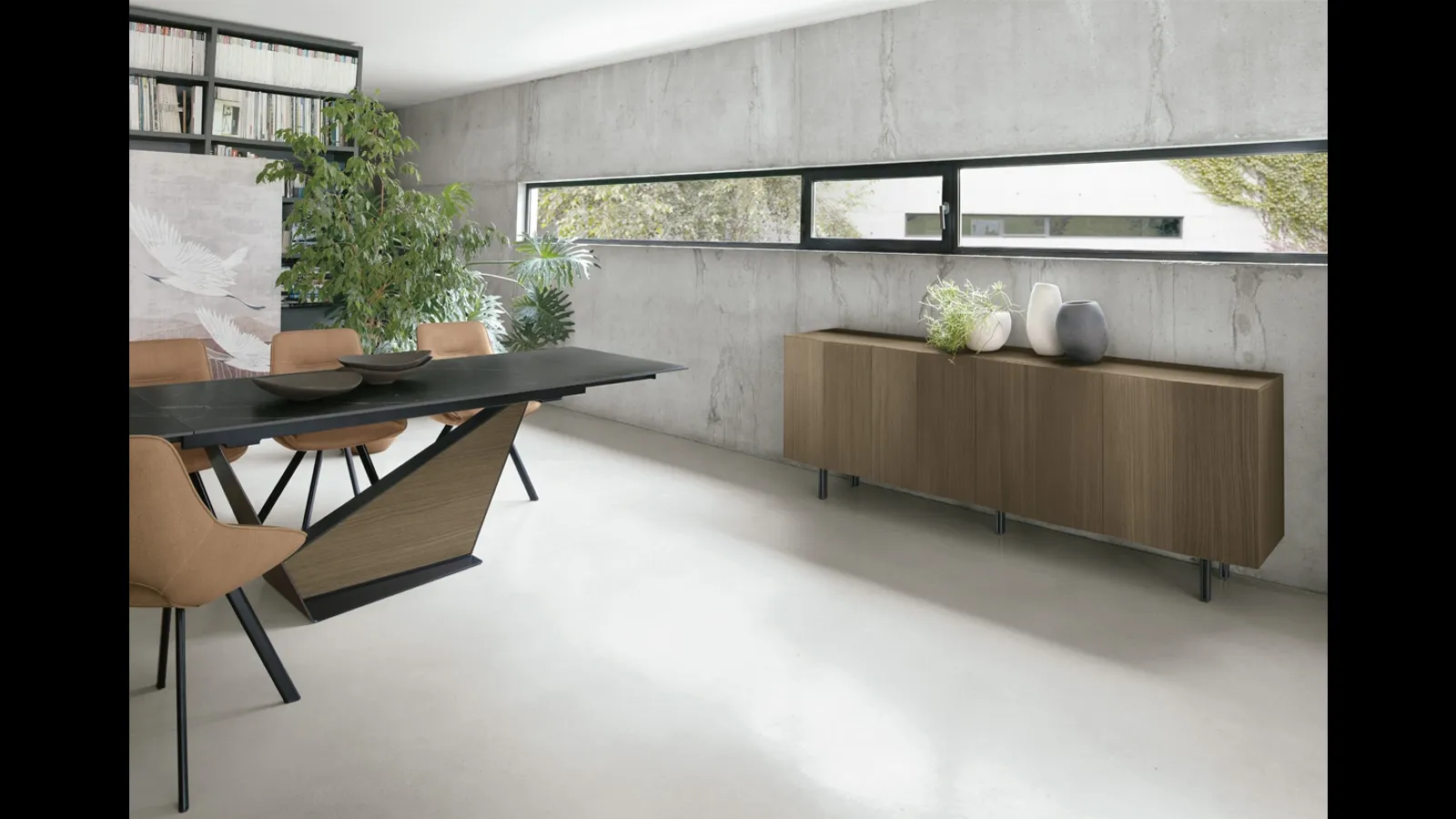 Madia Demetra 220 in laminato effetto legno di Target Point