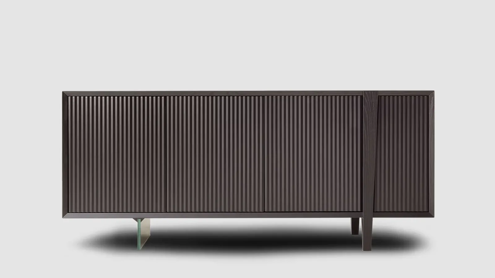 Madia Gossip con ante in legno di Fasolin