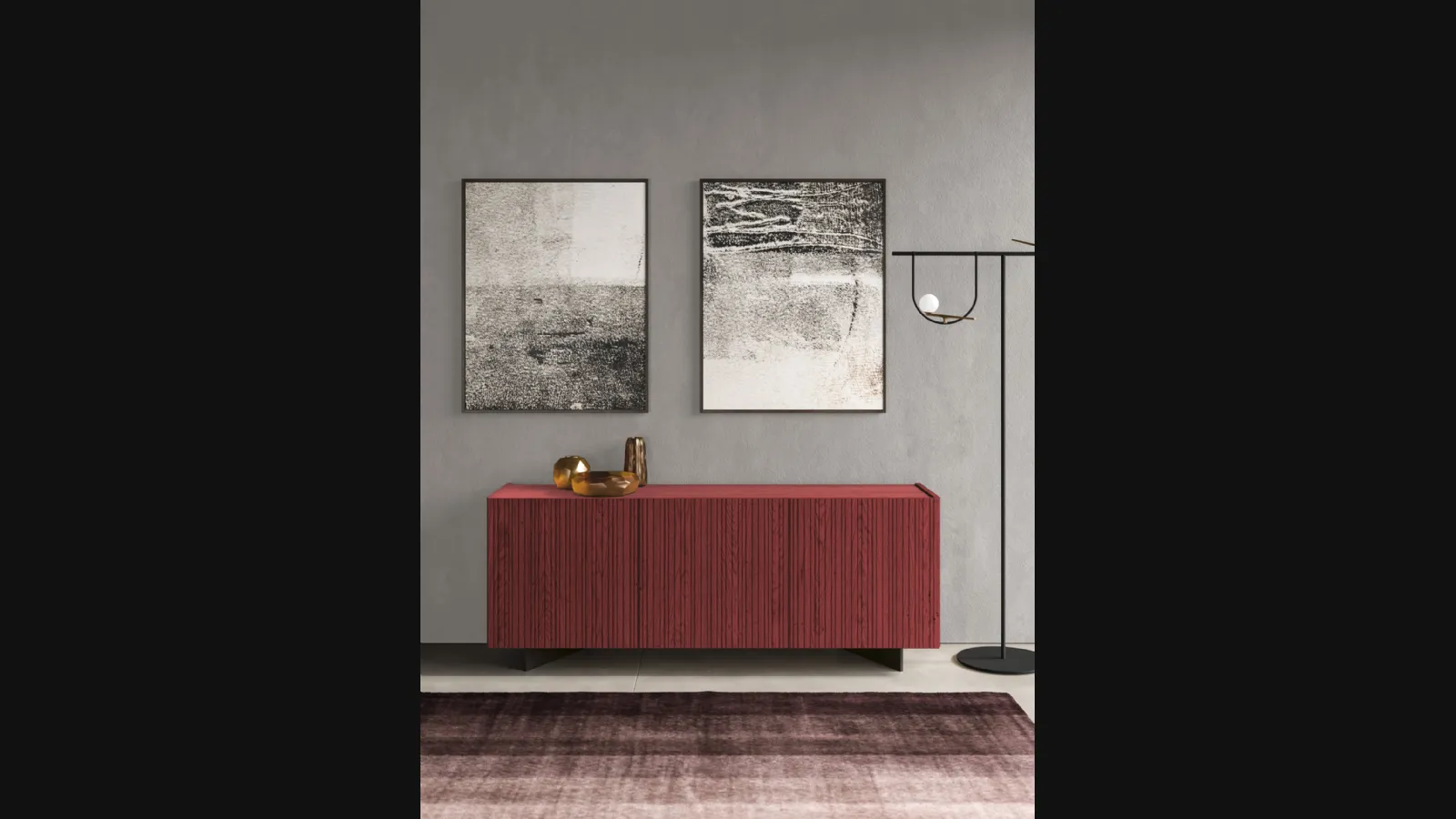 Madia Mizar in legno cannettato di FGF Mobili