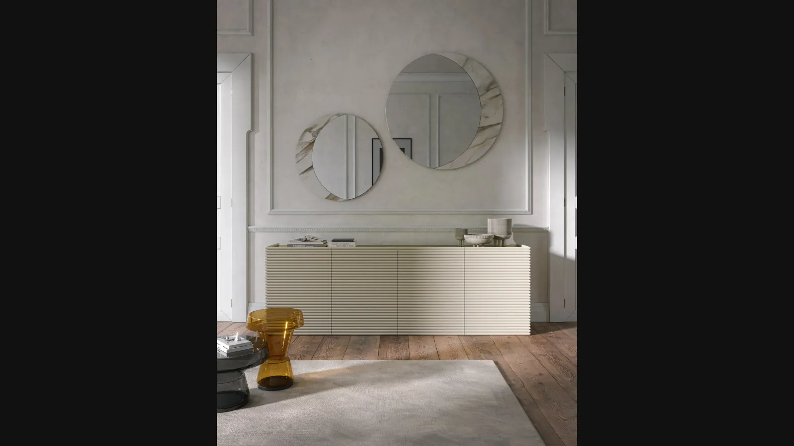 Madia Patsy Èlite in legno laccato di Tonin Casa