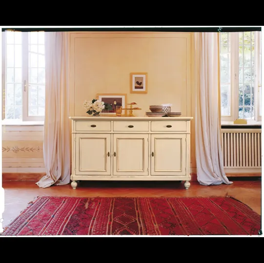 Madia Poletta in legno laccato di Tonin Casa