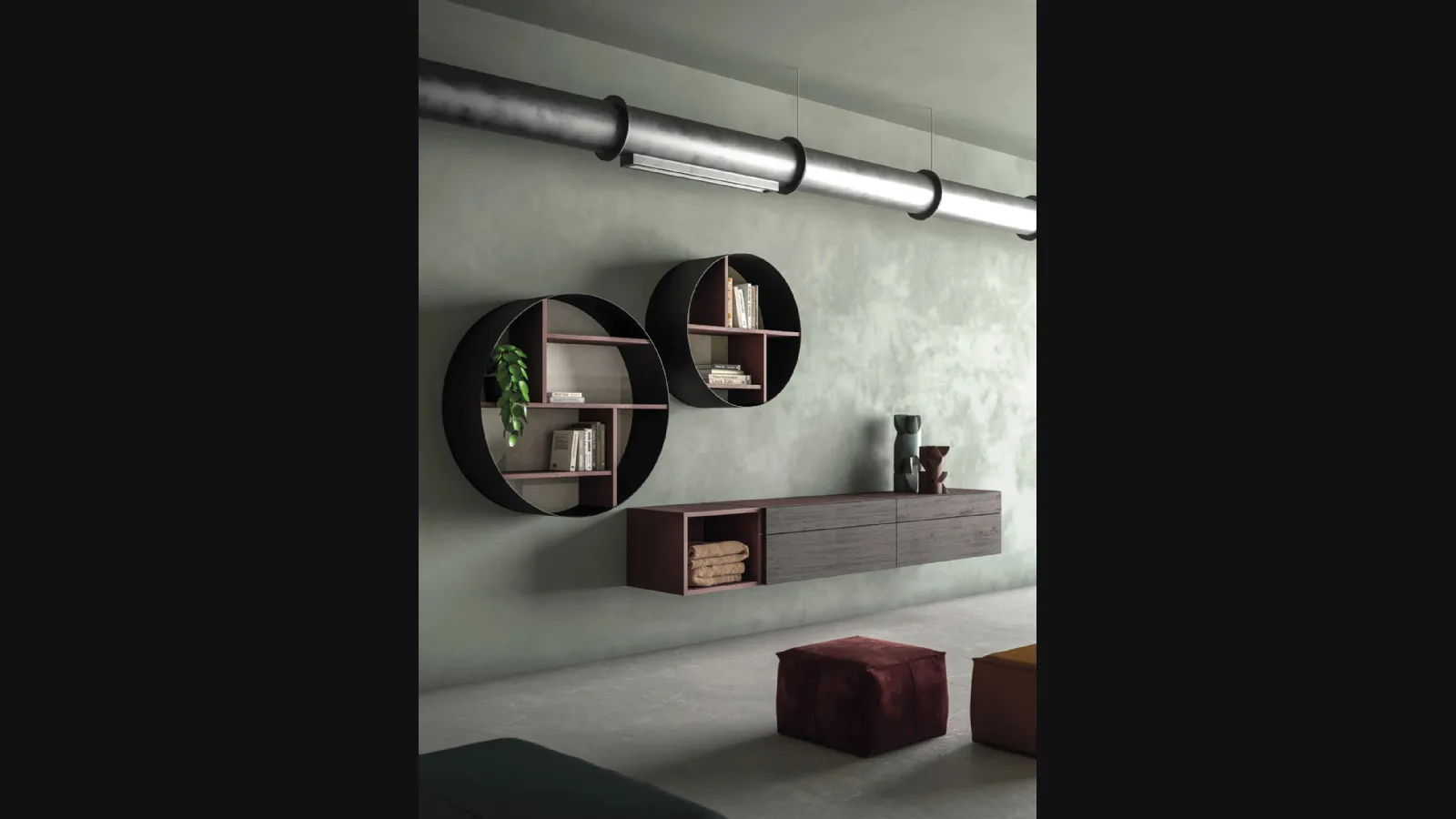 Mobile sospeso Componibile Zero16 di Devina Nais