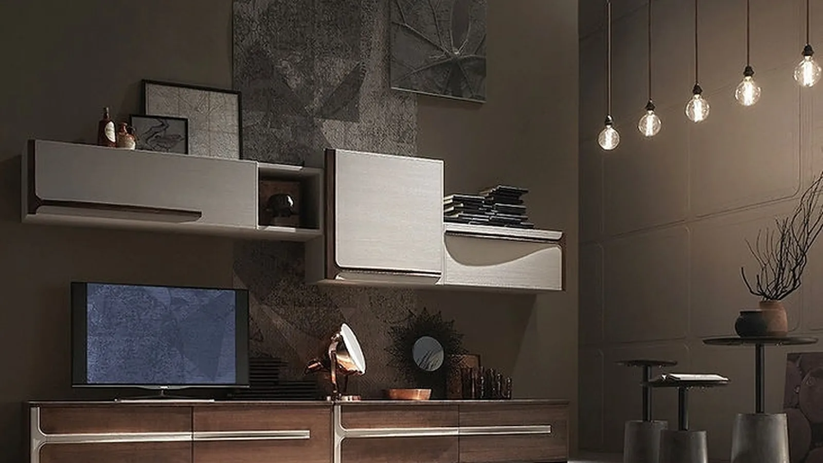 Parete Attrezzata Cleo di Fasolin