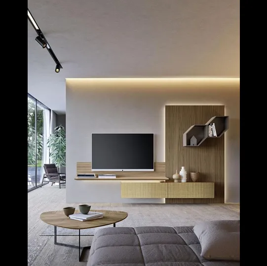 Parete Attrezzata Composizione Horizon 1006 di Mobilgam