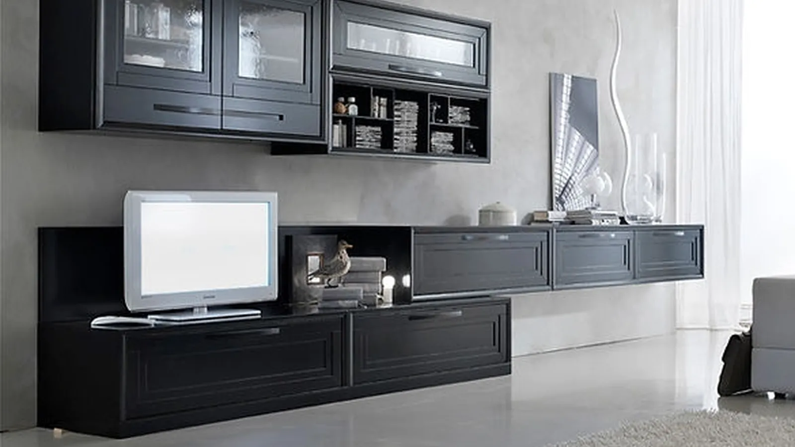 Parete Attrezzata sospesa Cristina di Fasolin