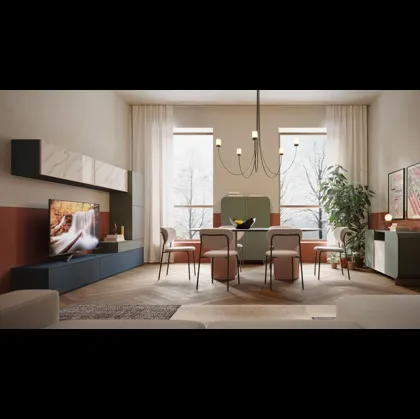 Parete Attrezzata Living LV705 di Giessegi