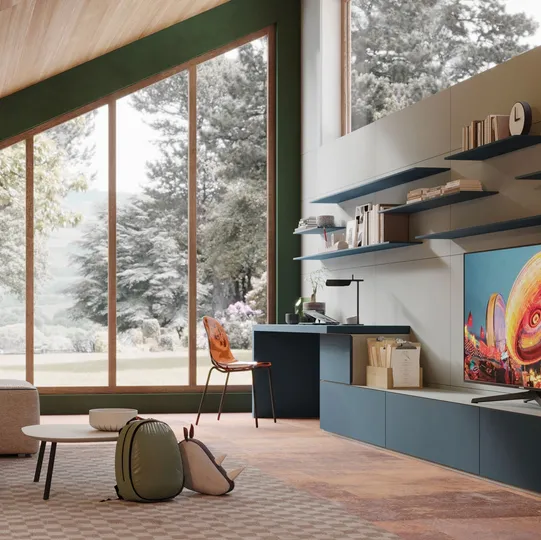 Parete Attrezzata Living LV718 di Giessegi