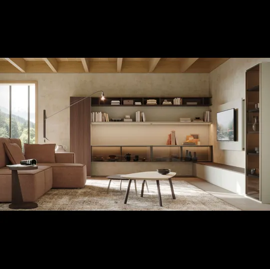 Parete Attrezzata Living LV720 di Giessegi