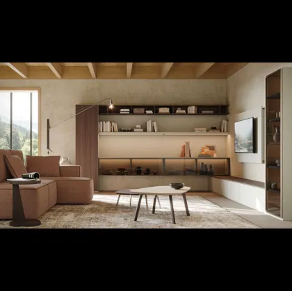 Parete Attrezzata Living LV720 di Giessegi