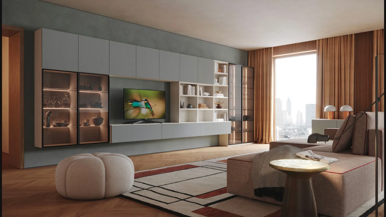 Parete Attrezzata Living LV721 di Giessegi