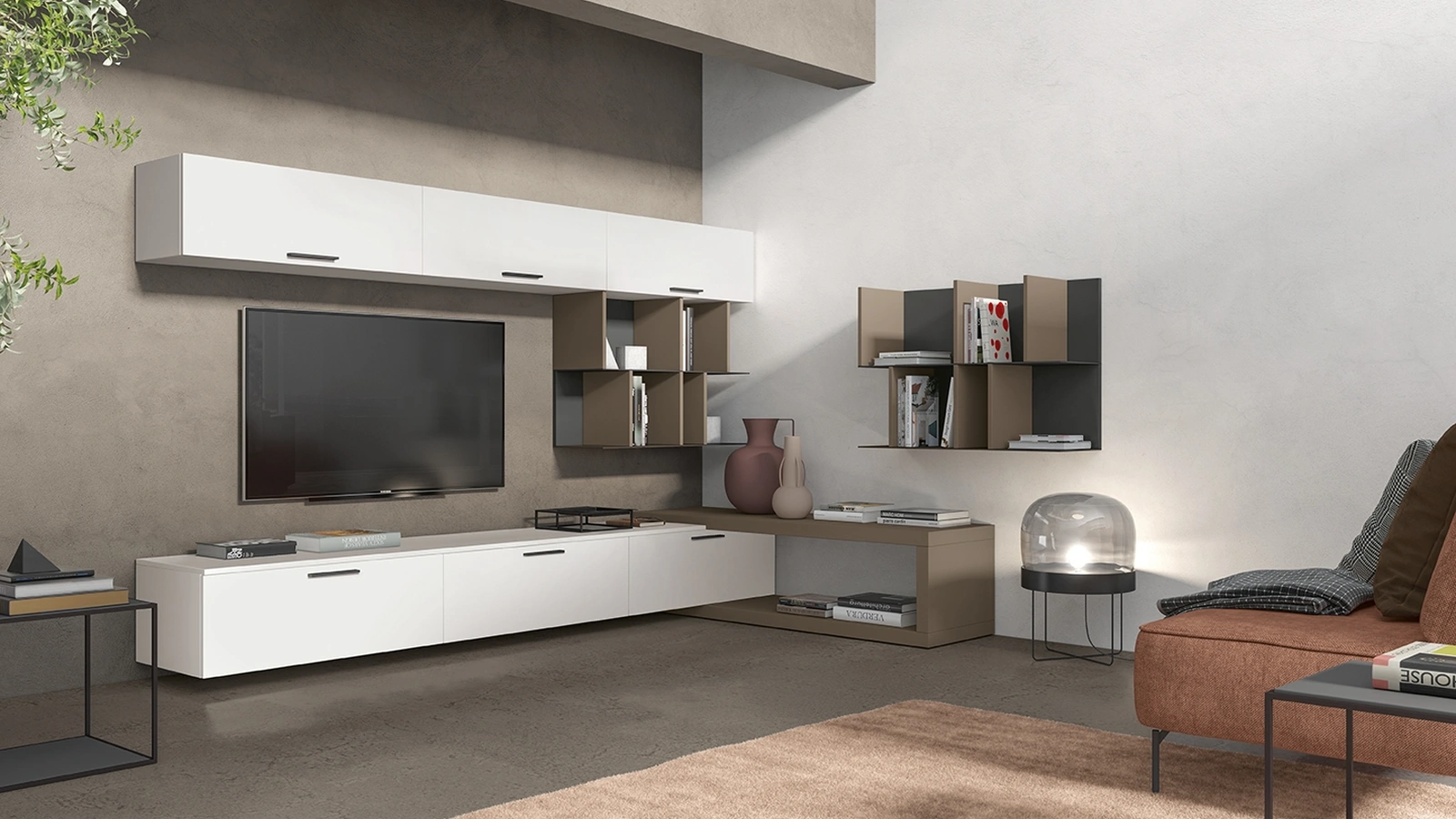 Parete Attrezzata Night & Day L19 di Colombini Casa