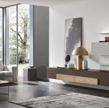 Parete Attrezzata Seta Comp SU2120 di Maronese