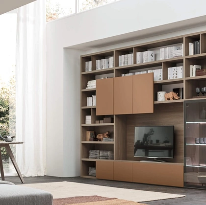 Parete Attrezzata Sistema Spalla Comp SA2204 di Maronese