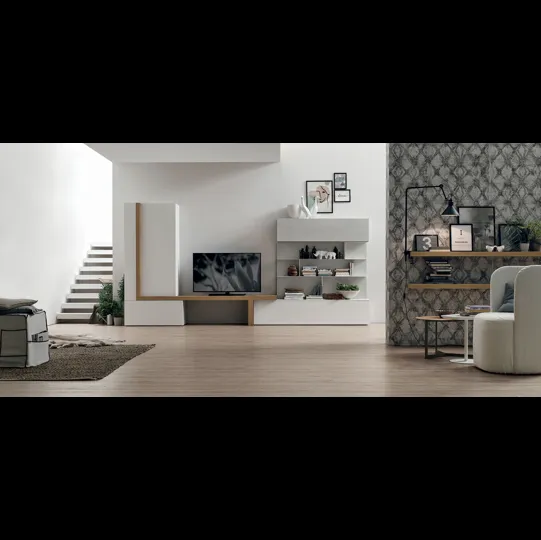 Parete Attrezzata Atlante UNIT AT127 di Tomasella