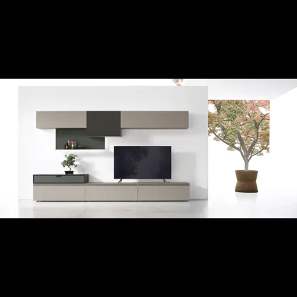 Parete Attrezzata TIME UNIT TI 109 in CDF arena di Tomasella