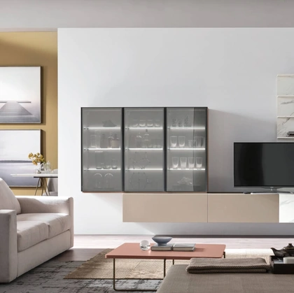 Parete Attrezzata Unix-Comp-SU2108 Maronese