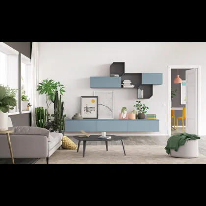 Parete Attrezzata Volo L012 di Colombini Casa