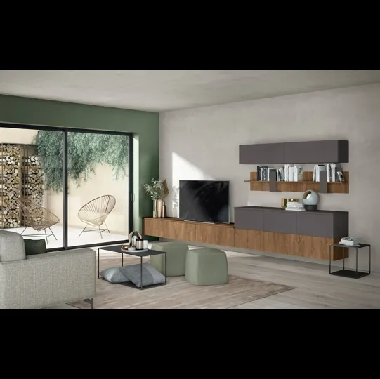 Parete Attrezzata Volo L014 di Colombini Casa