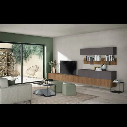 Parete Attrezzata Volo L014 di Colombini Casa