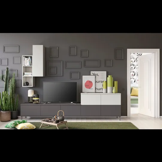 Parete Attrezzata Volo L015 di Colombini Casa