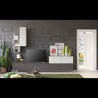 Parete Attrezzata Volo L015 di Colombini Casa