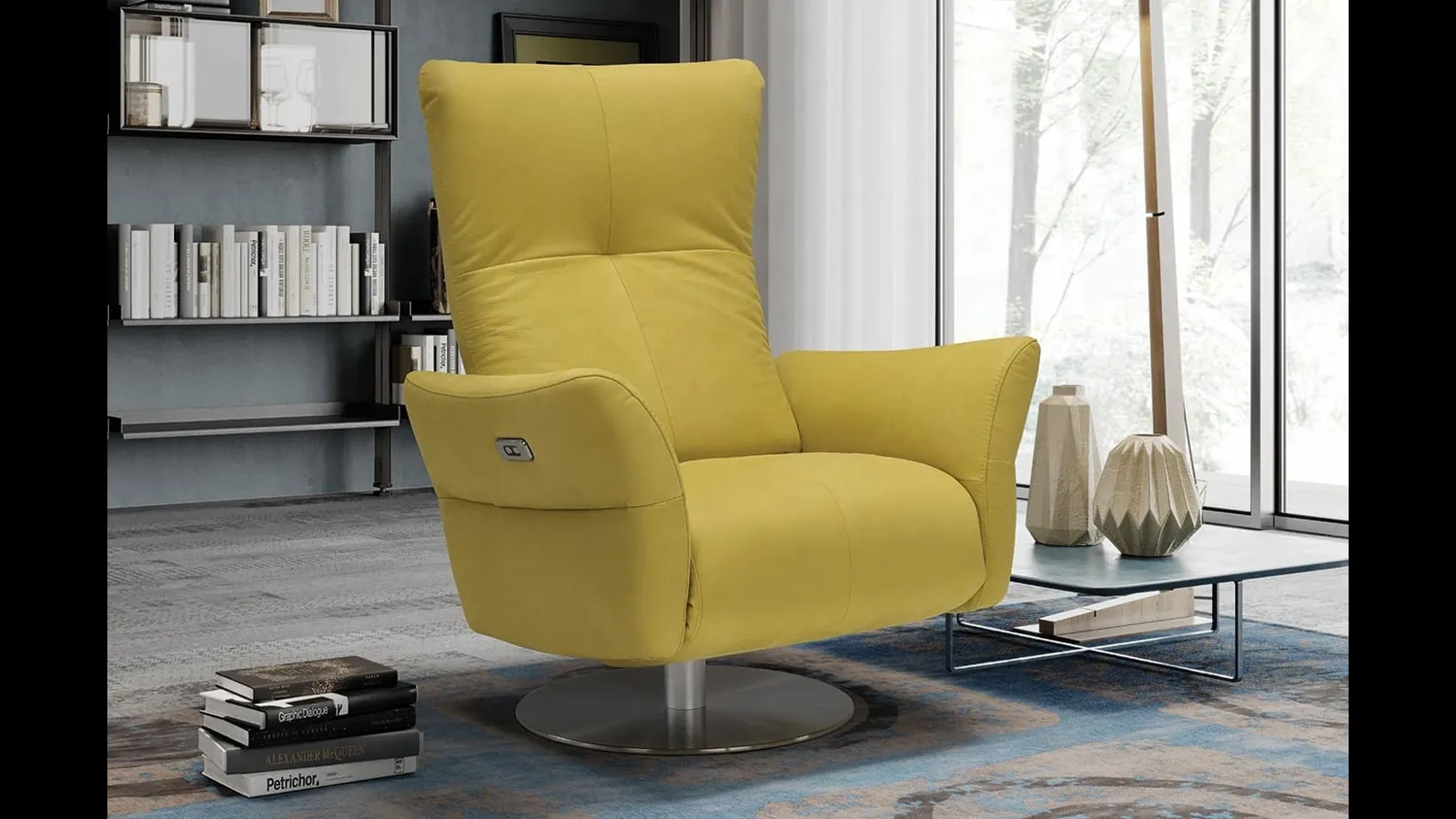 Poltrona relax Ozzy in microfibra di Egoitaliano