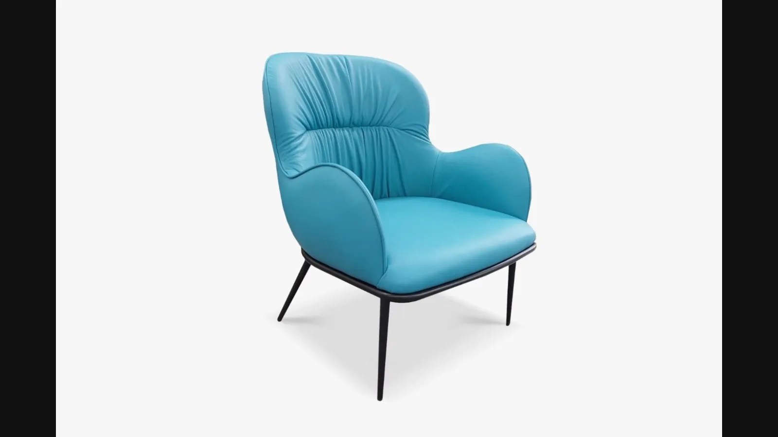 Poltrona in pelle Rory di Egoitaliano
