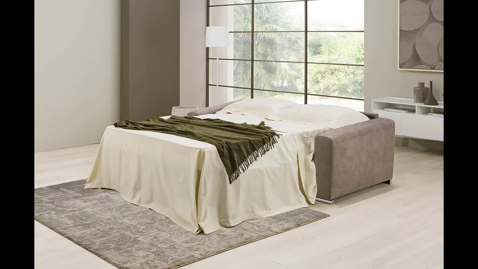 Divano letto lineare Kaja di Egoitaliano