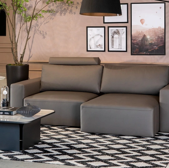 Divano lineare con sedute estraibili Moove di Tonin Casa