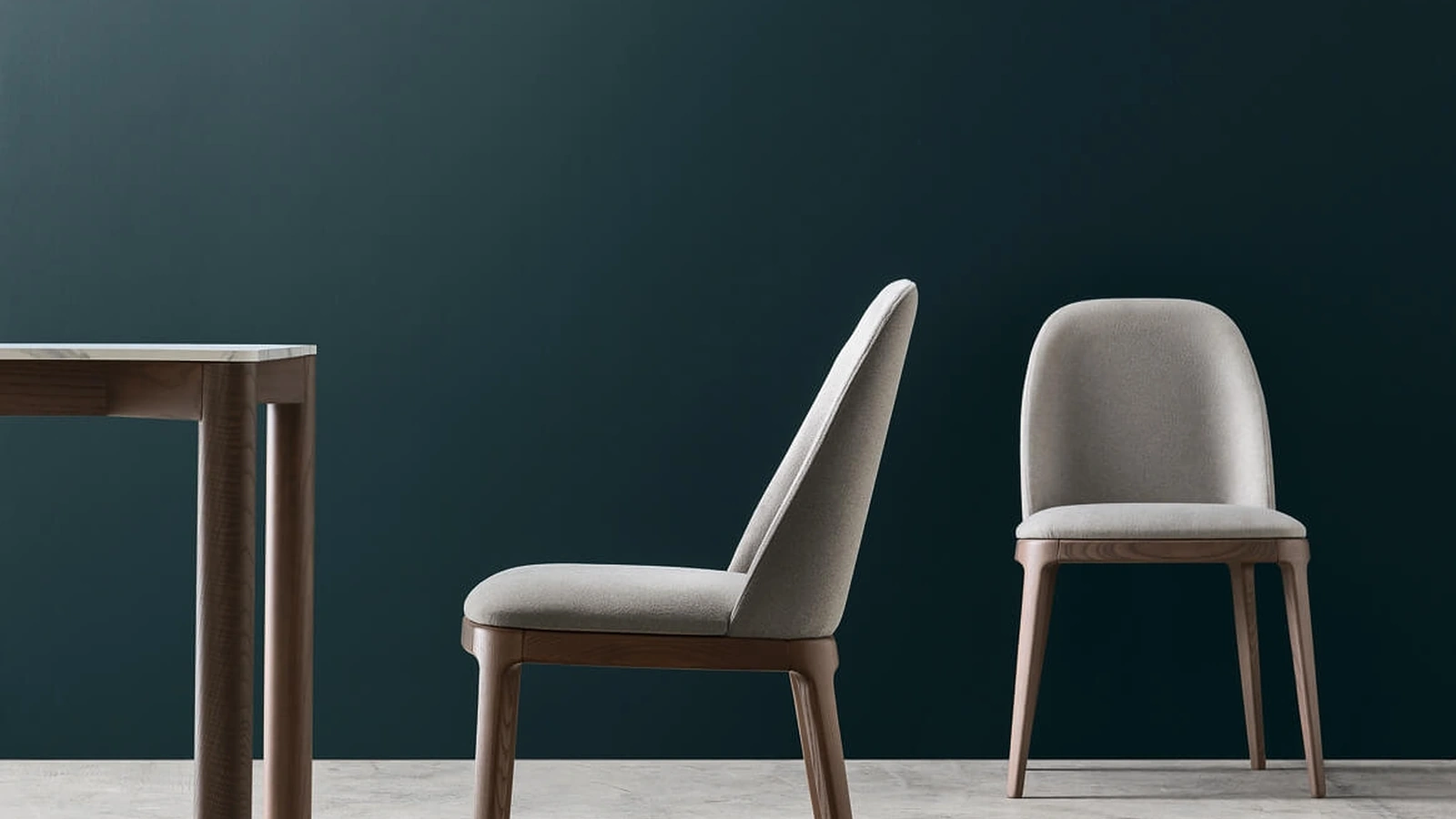 Sedia in tessuto imbottito Karol di Maronese