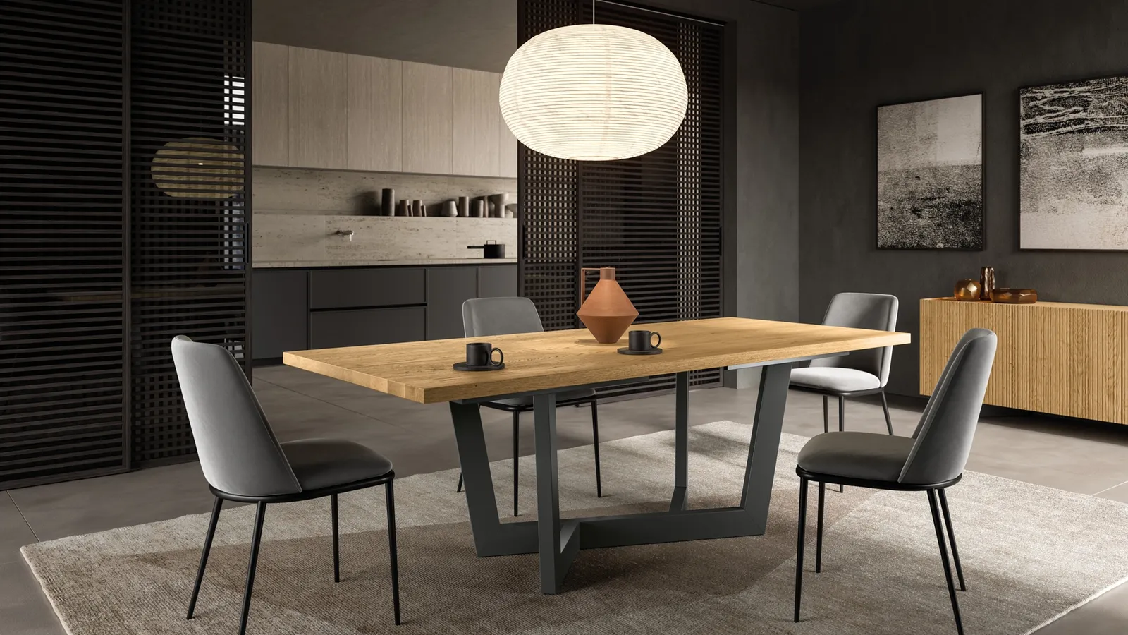 Sedia Nesty2 in velluto con gambe in metallo di FGF Mobili