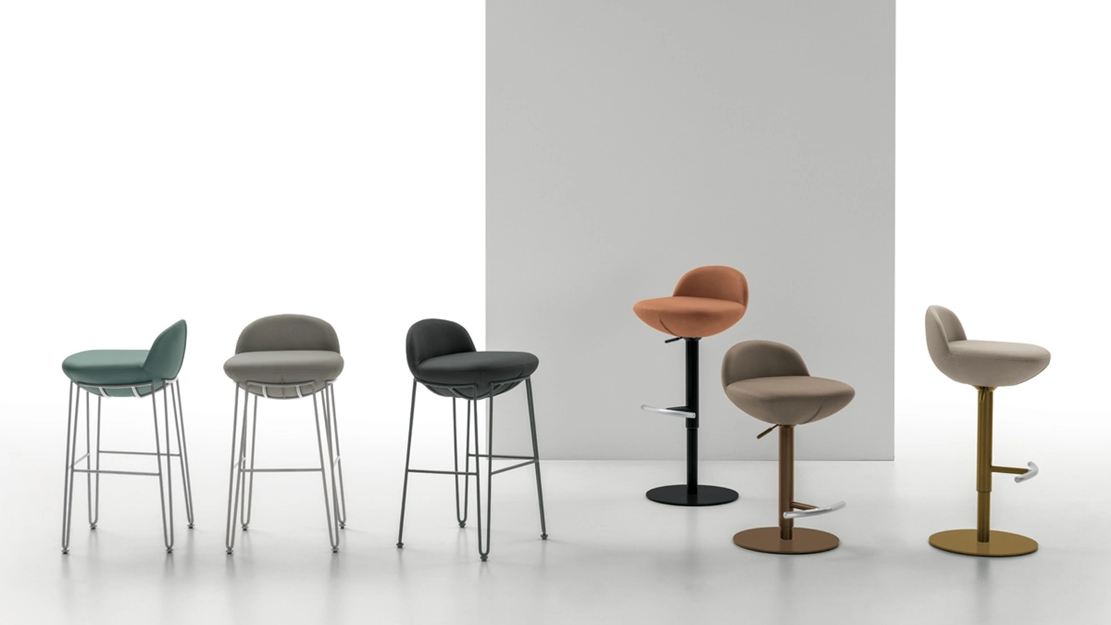 Sgabello di design Vovo Plus di Target Point