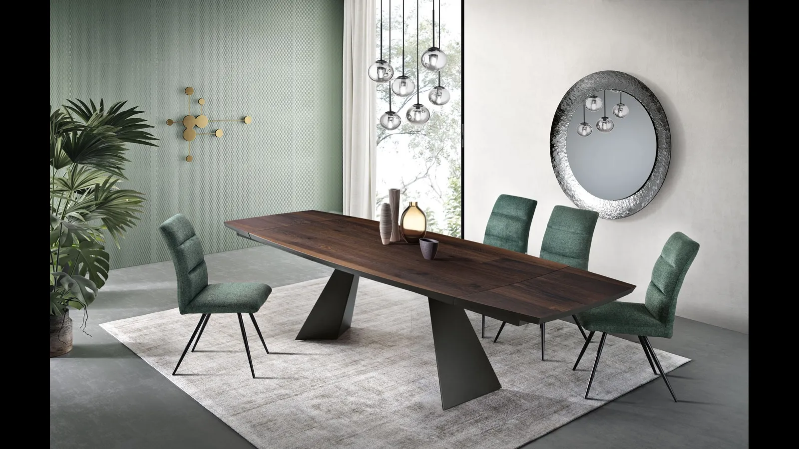 Tavolo allungabile Gilmour in Rovere termico di Capodarte