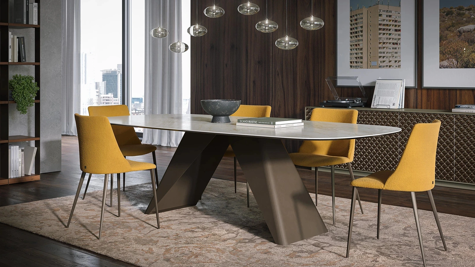 Tavolo Simposio in ceramica di Tonin Casa