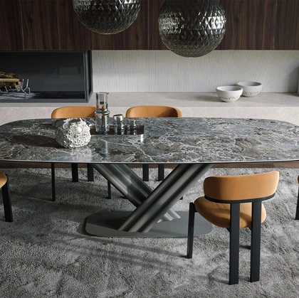 Tavolo Sipario in ceramica di Tonin Casa