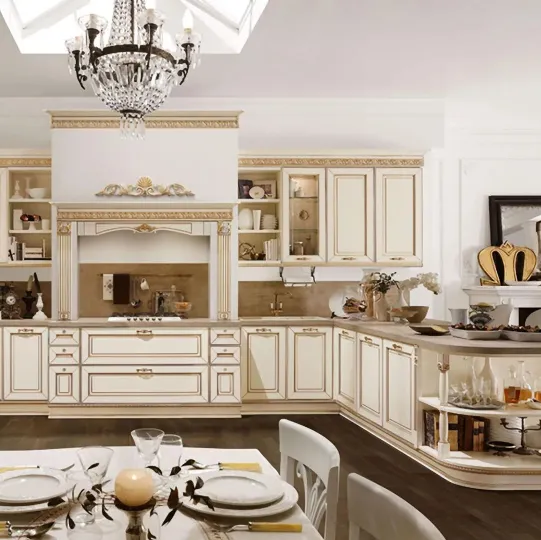 Cucina Classica con penisola Dolcevita 10 di Stosa