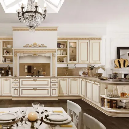 Cucina Classica con penisola Dolcevita 10 di Stosa